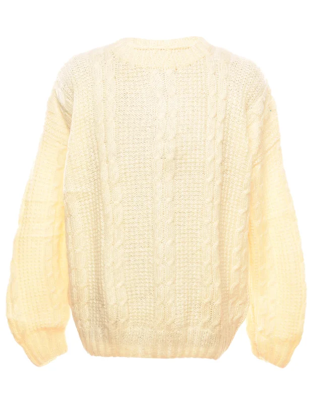 Cable Knit Jumper - XL