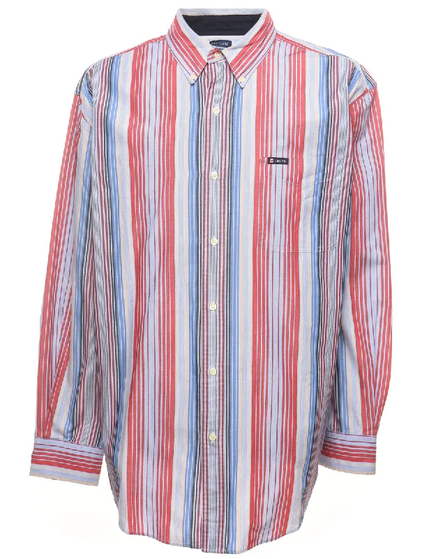 Chaps Striped Multi-Colour Shirt - XL