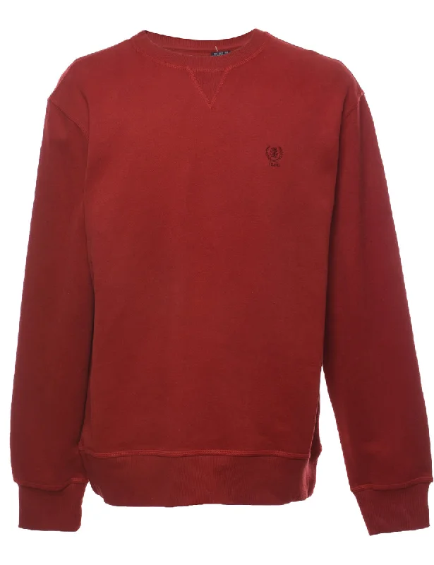 Izod Plain Sweatshirt - L