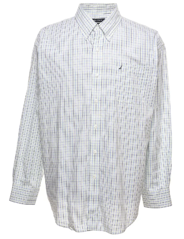 Nautica Checked Multi-Colour Shirt - XL