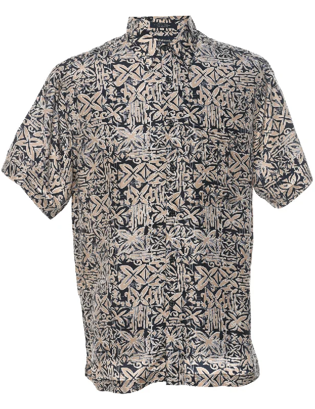 Silk Hawaiian Shirt - M