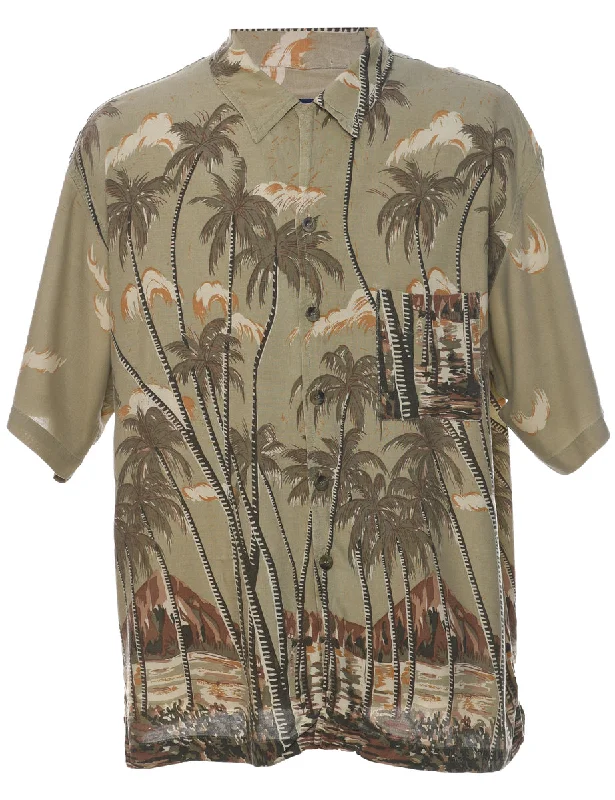 Tropical Hawaiian Shirt - L