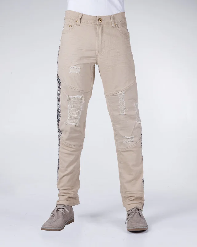 Blaine | Men's Five Pocket Distressed Jeans