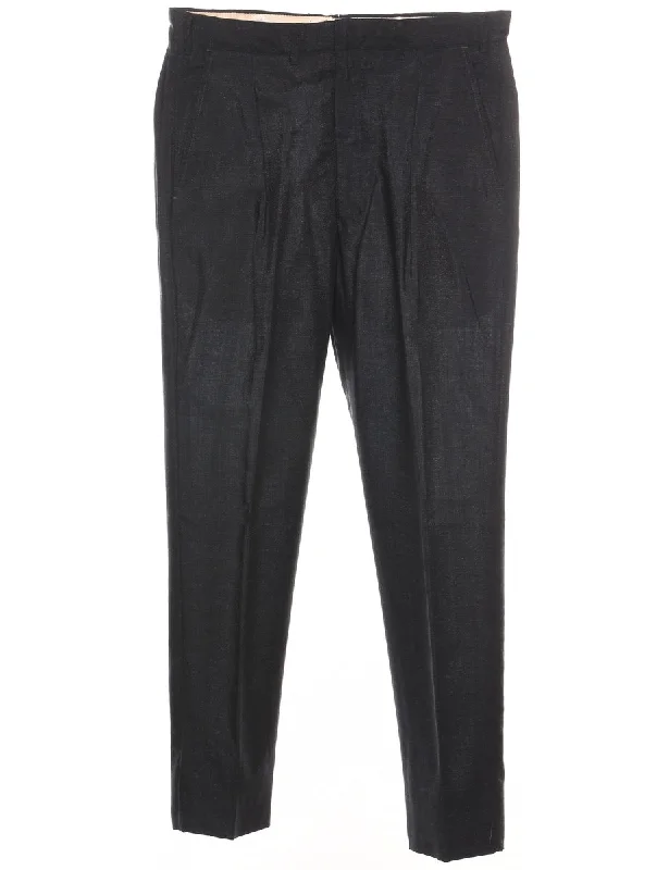 Navy Trousers - W32 L29