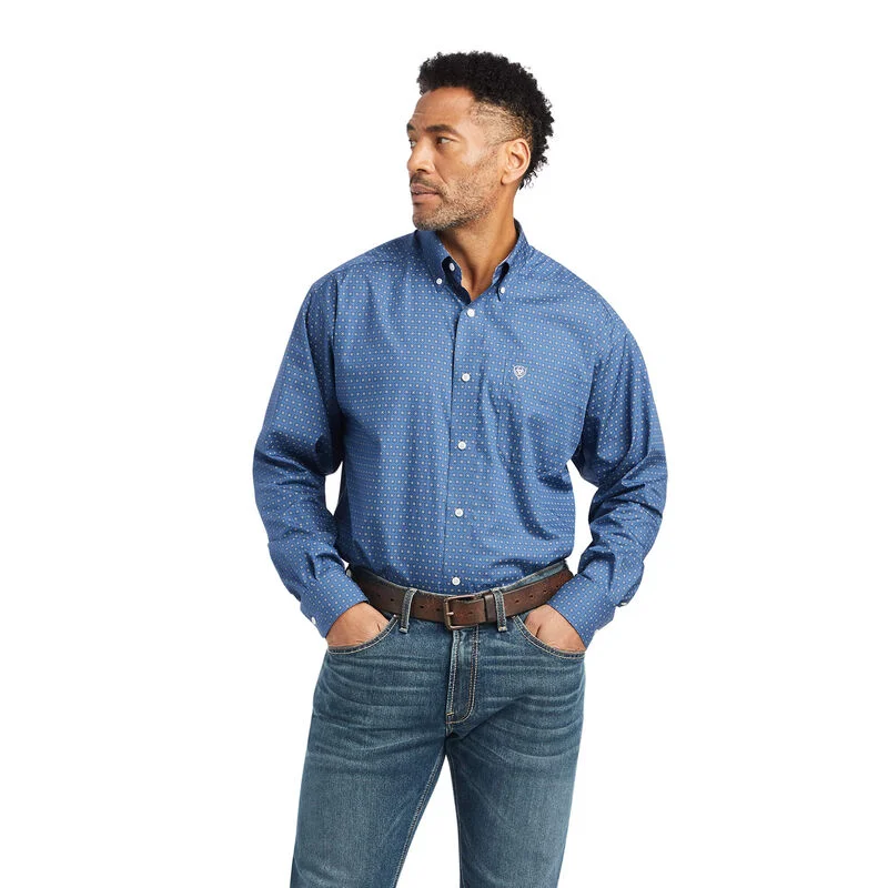 Ariat Wrinkle Free Eaden True Navy Classic Fit Shirt