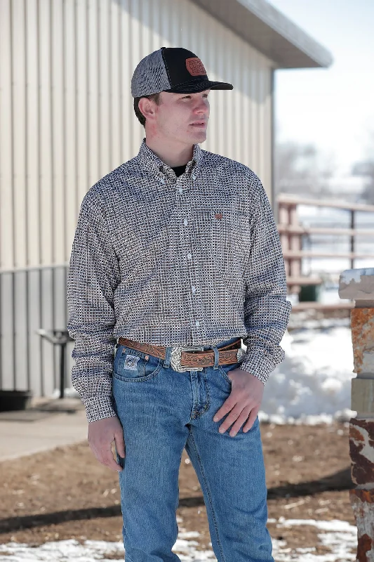 CINCH BRONZE STARBURST LONG SLEEVE SHIRT