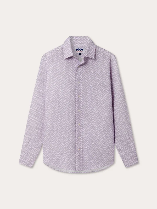 Men's Crazy Maze Abaco Linen Shirt