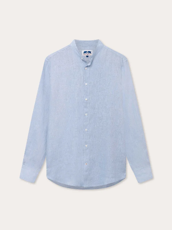 Men's Elephant Palace Sky Maycock Linen Shirt