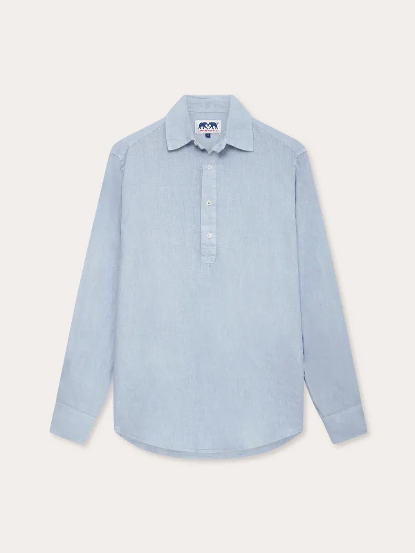 Men's Sky Blue Hoffman Linen Shirt