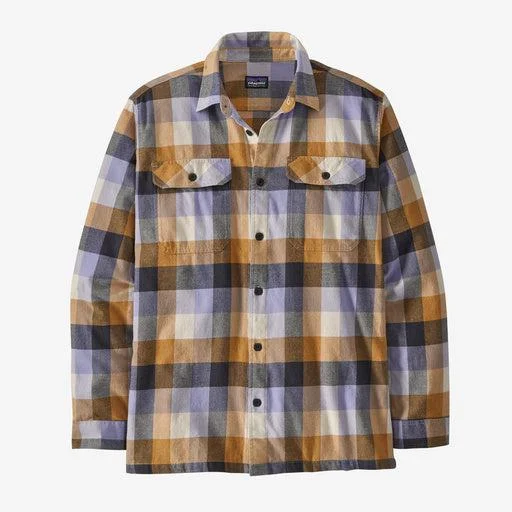 Patagonia Men's Long-Sleeved Organic Cotton Midweight Fjord Flannel Shirt