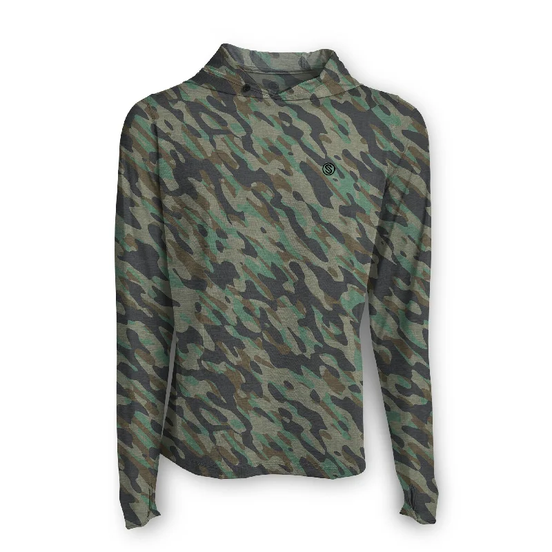 True Camo Hooded Active Performance