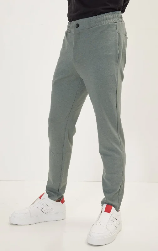 Teal Green Jogger Pants