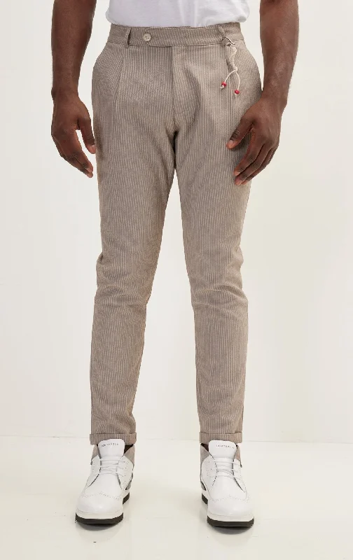 Lightweight Casual Pants - Brown