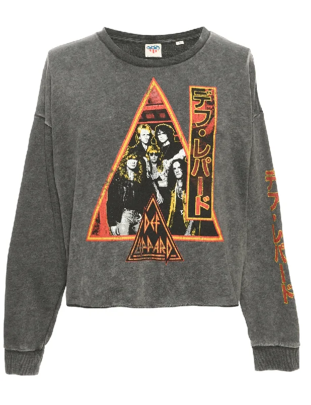 Def Lepard Printed Sweatshirt - M