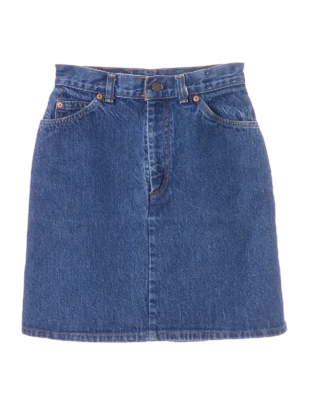 Denim Mini Skirt