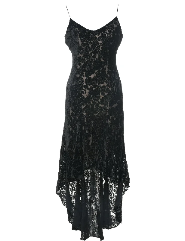 Devore Design Evening Dress - XS