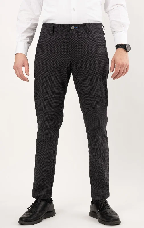 Performance Pants // GREY HOUNDSTOOTH