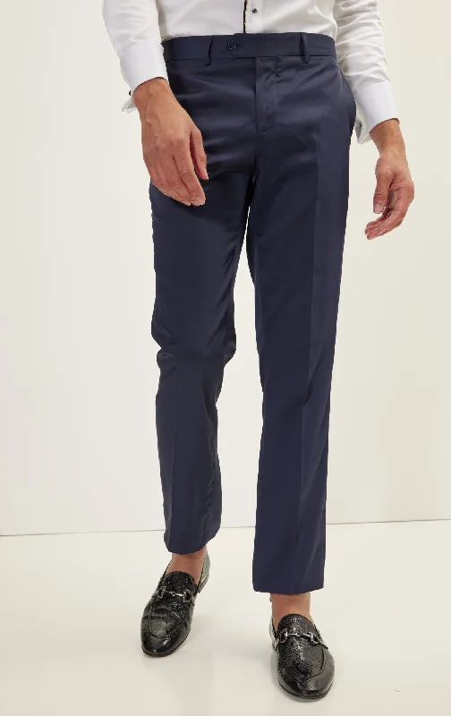 Classic Tuxedo Pants - Navy