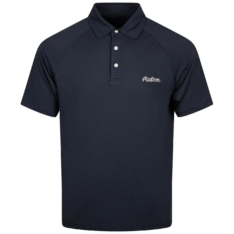 Evergreen Raglan Mesh Sleeve Polo Navy - 2024