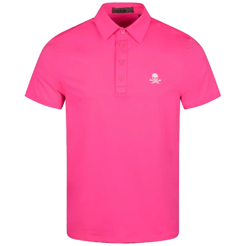 G/TAB Essential Tech Jersey Circle G's Polo Pink - AW24