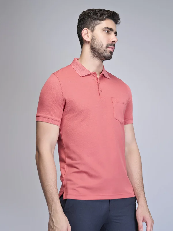 Mens Expert Polo Tshirt with Pocket Red EP21