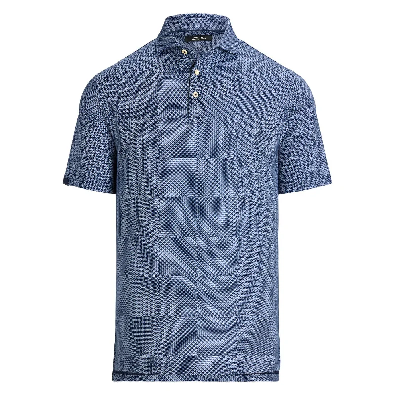 RLX Diamond Print Airflow Polo Refined Navy - AW24