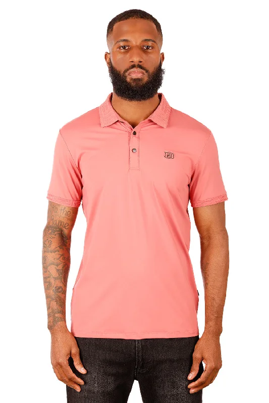 Solid Twist Polo Shirt