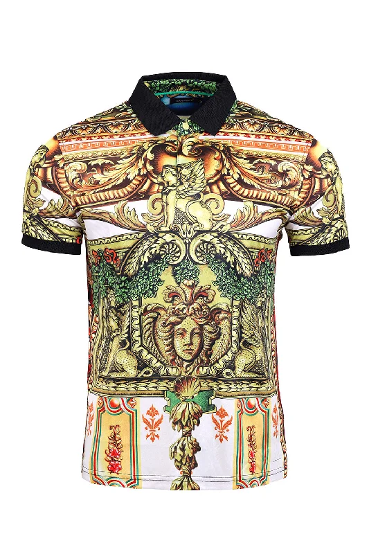 VERSAILLES Rhinestone Polo Shirt