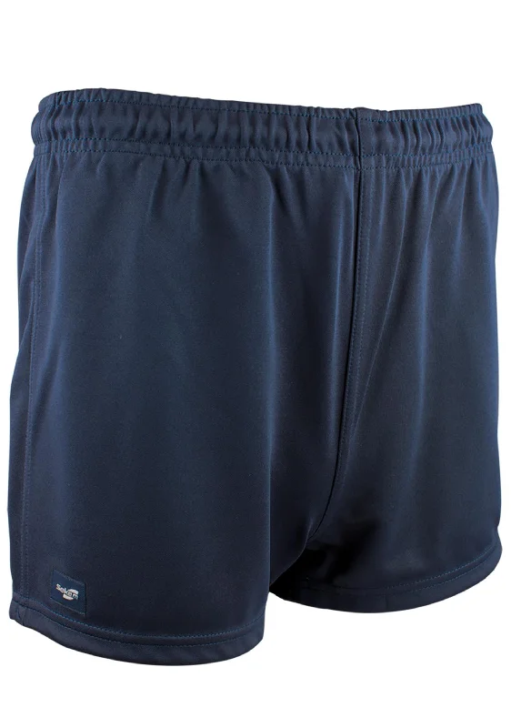 Burley Sekem Mens Navy Baggy Football Shorts