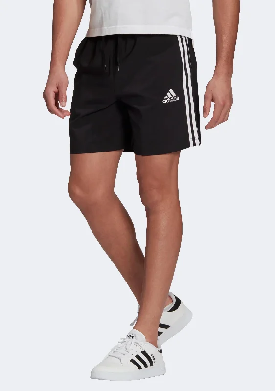 Adidas Men's Aeroready Essentials Chelsea 3-Stripe Shorts Black