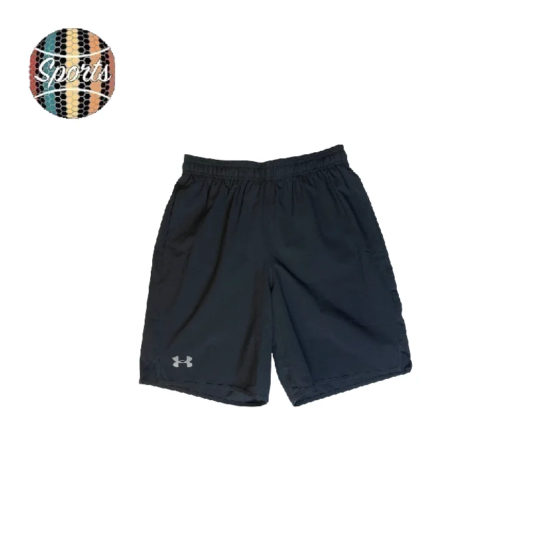 Under Armour Mens Qualifier 9" Woven Shorts - Black - [1277142-001]